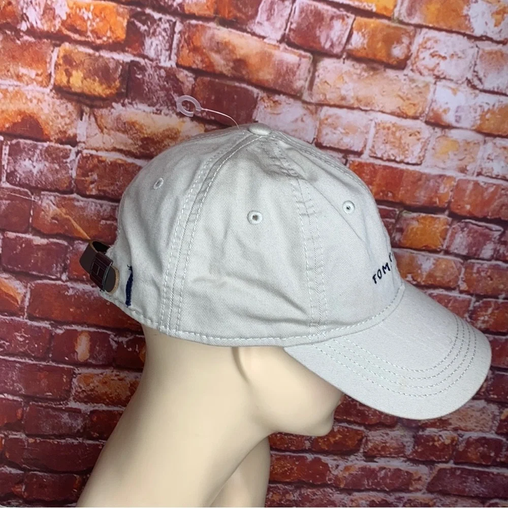 Tommy Hilfiger Tan Canvas Baseball Cap